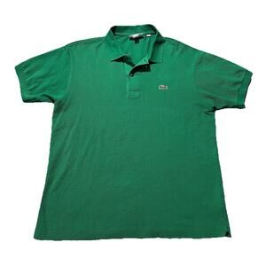 Lacoste Polo Shirt Mens 4 (medium) Short Sleeve Golf Green Classic Fit
